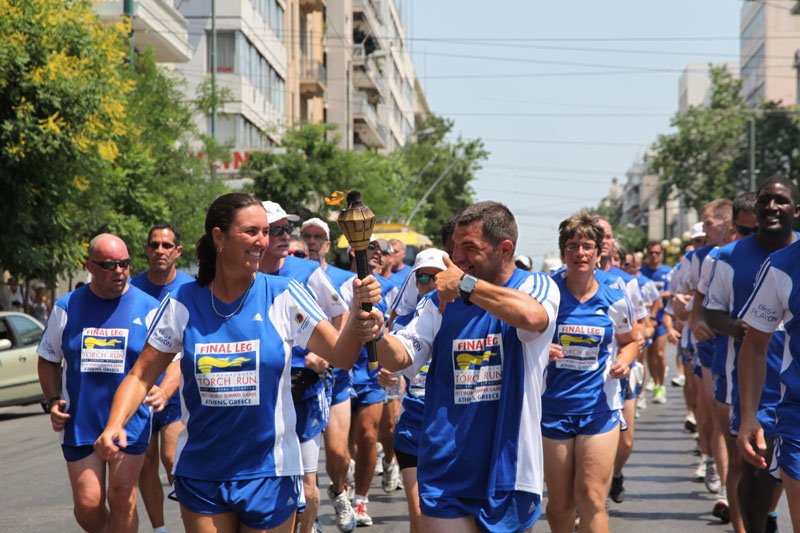 Final Leg Torch Run in Greece 2011